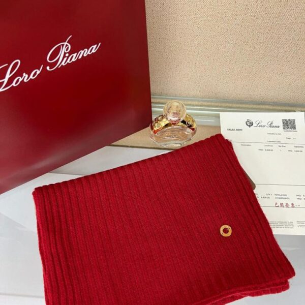 réplica,joyas,joyería,1:1,replica,fake,lujo,barato Conjunto de punto con volantes Loro Piana de cachemir con gorro 100% cachemir (3QVIR)