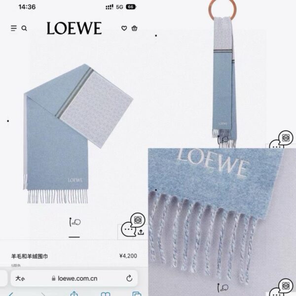réplica,joyas,joyería,1:1,replica,fake,lujo,barato Bufanda LOEWE (02J06)