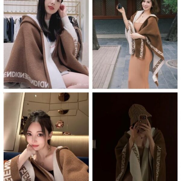 réplica,joyas,joyería,1:1,replica,fake,lujo,barato Capa con capucha Fendi (TB0AR)