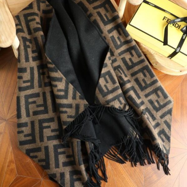réplica,joyas,joyería,1:1,replica,fake,lujo,barato Fendi High-Version FF Double Black (V5L91)