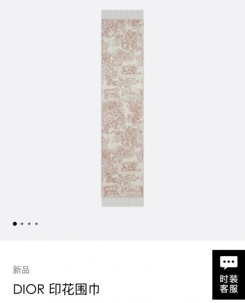 réplica,joyas,joyería,1:1,replica,fake,lujo,barato Bufanda con estampado Dior Sauvage Toile de Jouy (FIUC1)