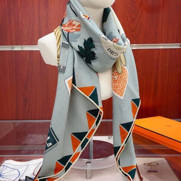 réplica,joyas,joyería,1:1,replica,fake,lujo,barato Guantes Hermès Time Pañuelo de cachemir (01EB0)