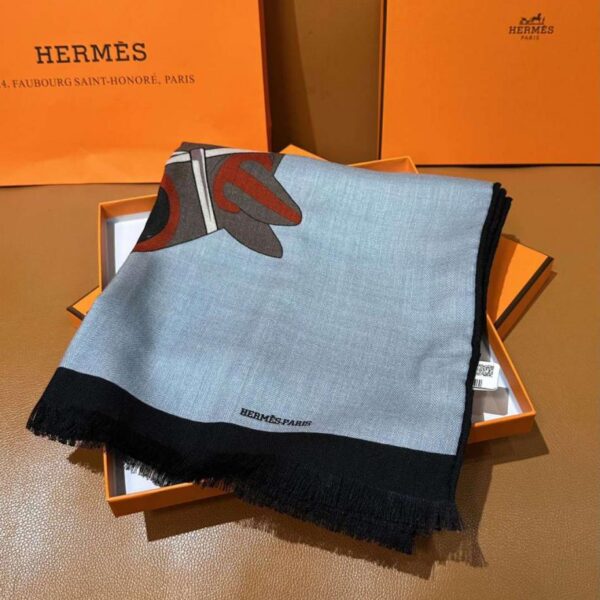 réplica,joyas,joyería,1:1,replica,fake,lujo,barato Pañuelo largo de terciopelo Hermes, color reversible de alta gama (X6T3H)