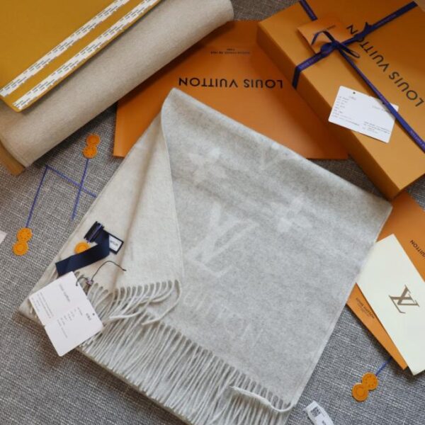 réplica,joyas,joyería,1:1,replica,fake,lujo,barato Confección original de LV, bufanda gruesa y cálida, costuras overlock de doble cara para evitar que se deshilache (J9M1A)