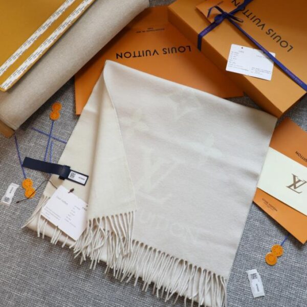 réplica,joyas,joyería,1:1,replica,fake,lujo,barato Confección original de LV, bufanda gruesa y cálida, costuras overlock de doble cara para evitar que se deshilache (BVSBK)