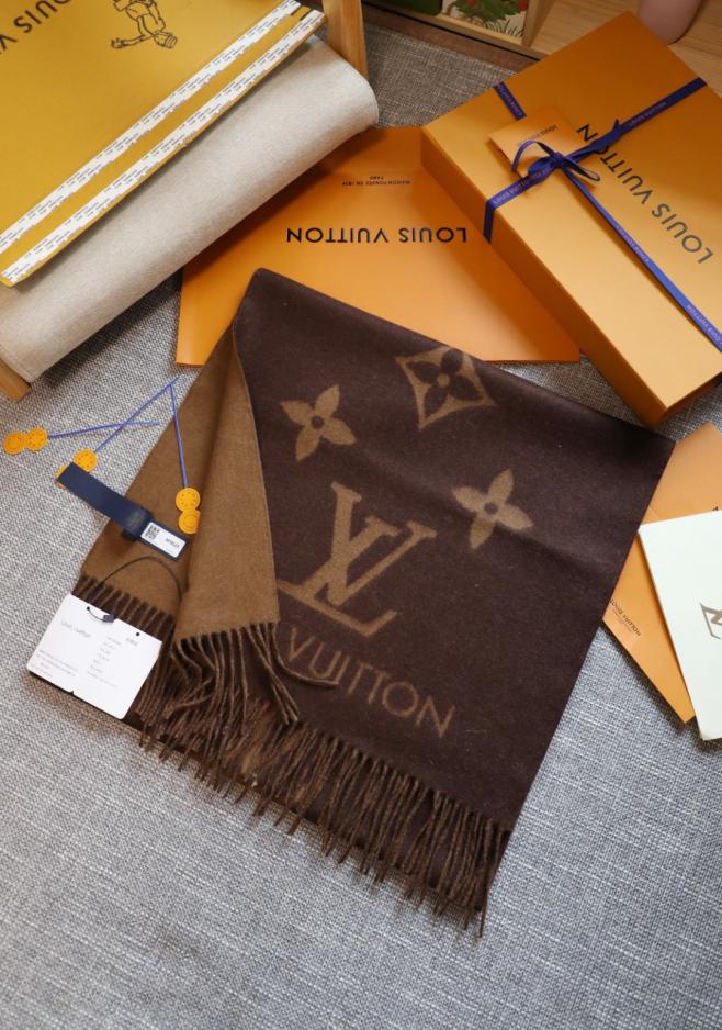 réplica,joyas,joyería,1:1,replica,fake,lujo,barato réplica,joyas,joyería,1:1,replica,fake,lujo,barato Confección original de LV, bufanda gruesa y cálida, costuras overlock de doble cara para evitar que se deshilache (2DIGT)
