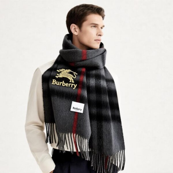 réplica,joyas,joyería,1:1,replica,fake,lujo,barato Bufanda clásica Burberry con caballo para parejas (HH6RM)