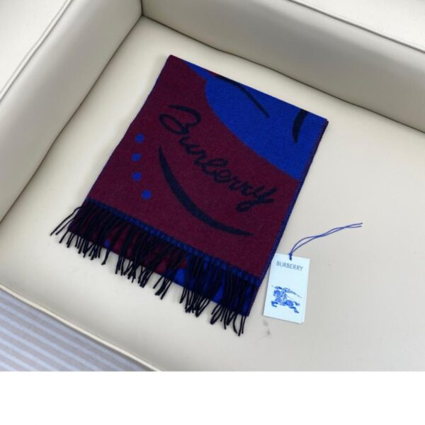 réplica,joyas,joyería,1:1,replica,fake,lujo,barato Pañuelo Burberry con cabeza de caballo y espejo (GO25E)