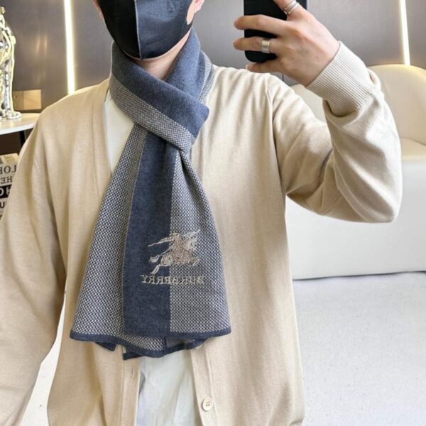 réplica,joyas,joyería,1:1,replica,fake,lujo,barato Bufanda premium para hombre de Burberry en clásico estampado ecuestre (M10CQ)