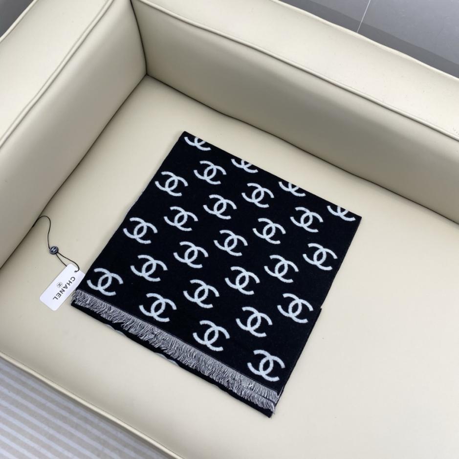 réplica,joyas,joyería,1:1,replica,fake,lujo,barato réplica,joyas,joyería,1:1,replica,fake,lujo,barato Pañuelo con el logo doble C de Chanel (BSJX8)