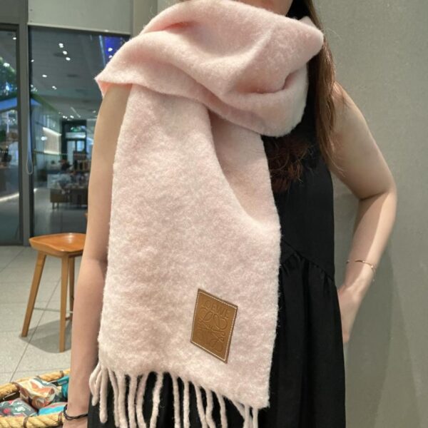 réplica,joyas,joyería,1:1,replica,fake,lujo,barato Nueva bufanda de mohair de Loewe (2JG1U)