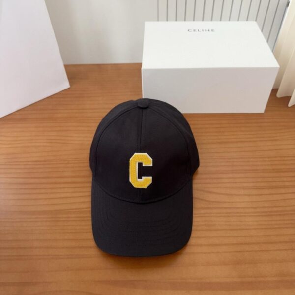 réplica,joyas,joyería,1:1,replica,fake,lujo,barato Nueva gorra de béisbol bordada del Arco del Triunfo de Celine (0H0QV)