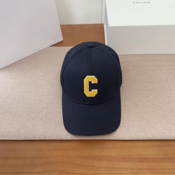 réplica,joyas,joyería,1:1,replica,fake,lujo,barato Nueva gorra de béisbol bordada del Arco del Triunfo de Celine (NV2Q0)