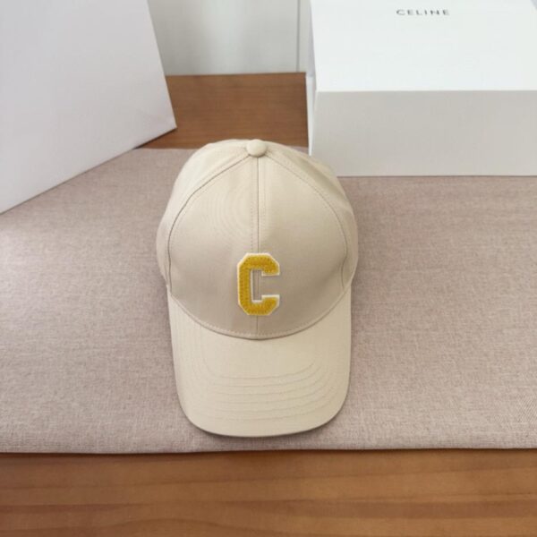 réplica,joyas,joyería,1:1,replica,fake,lujo,barato Nueva gorra de béisbol bordada del Arco del Triunfo de Celine (NZKOR)