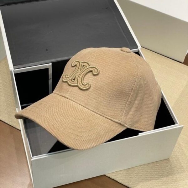réplica,joyas,joyería,1:1,replica,fake,lujo,barato Nueva gorra de béisbol de pana con el logo del Arco del Triunfo (4ST2D)