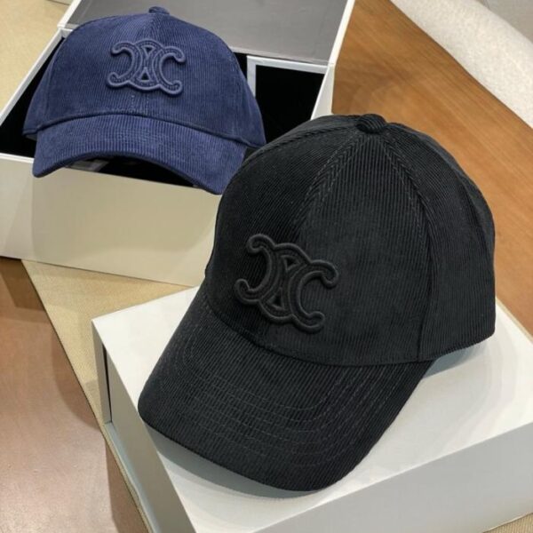 réplica,joyas,joyería,1:1,replica,fake,lujo,barato Nueva gorra de béisbol de pana con el logo del Arco del Triunfo (SUT1X)