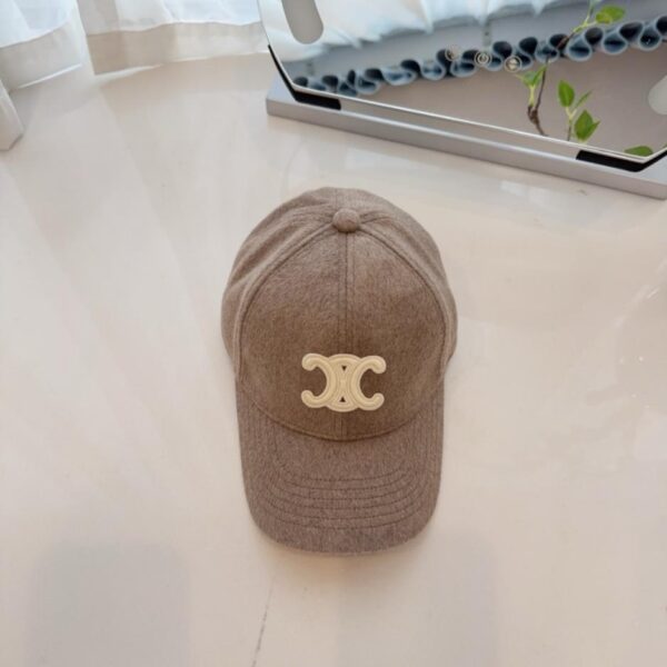 réplica,joyas,joyería,1:1,replica,fake,lujo,barato Gorra de béisbol Celine Otoño/Invierno New Wool Arc de Triomphe (7KGQ3)