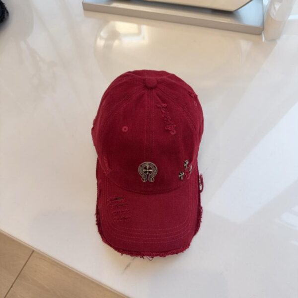 réplica,joyas,joyería,1:1,replica,fake,lujo,barato Nueva gorra de béisbol cepillada de Chrome Hearts (IU5MM)