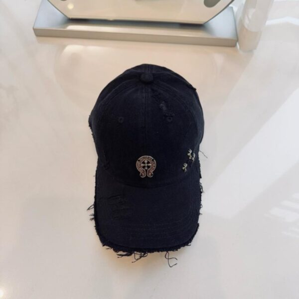 réplica,joyas,joyería,1:1,replica,fake,lujo,barato Nueva gorra de béisbol cepillada de Chrome Hearts (K6YMY)