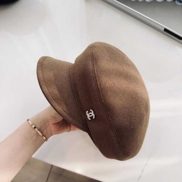 réplica,joyas,joyería,1:1,replica,fake,lujo,barato Boina de lana irregular tipo pico de pato de CHANEL (YHB2A)