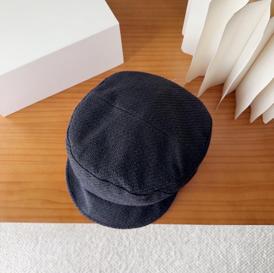 réplica,joyas,joyería,1:1,replica,fake,lujo,barato réplica,joyas,joyería,1:1,replica,fake,lujo,barato Gorra Celine de otoño para mujer, estilo retro japonés, estilo coreano, octogonal, para cabezas grandes (1U3S6)