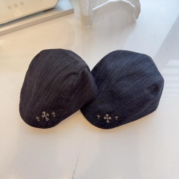 réplica,joyas,joyería,1:1,replica,fake,lujo,barato Gorra de béisbol tipo boina New Forward de Chrome Hearts, unisex (1YYSX)