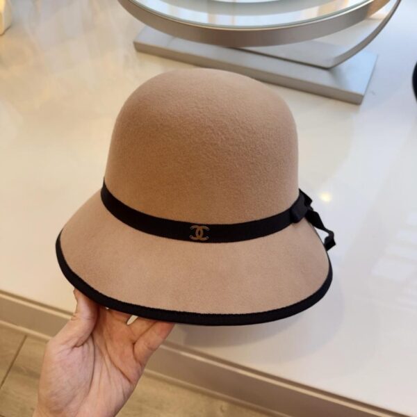 réplica,joyas,joyería,1:1,replica,fake,lujo,barato Sombrero tipo pescador CHANEL de lana nueva, 100% lana (ORZ9R)