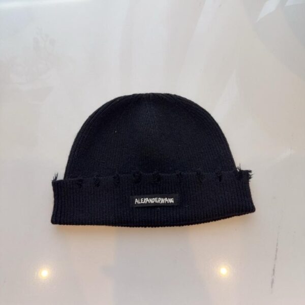 réplica,joyas,joyería,1:1,replica,fake,lujo,barato Gorro de punto con forma de melón de Alexander Wang, estilo unisex, holgado e informal, ideal para principios de otoño (1N72I).