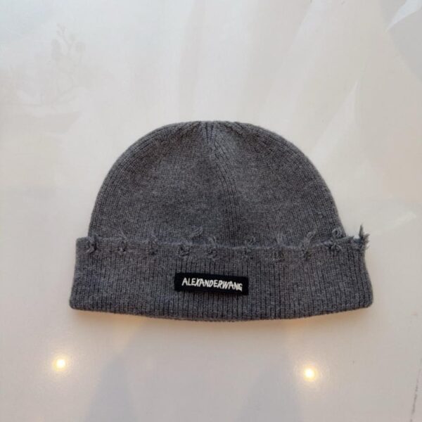 réplica,joyas,joyería,1:1,replica,fake,lujo,barato Gorro de punto con forma de melón de la nueva colección de Alexander Wang para principios de otoño, estilo unisex, holgado e informal (YX16U)