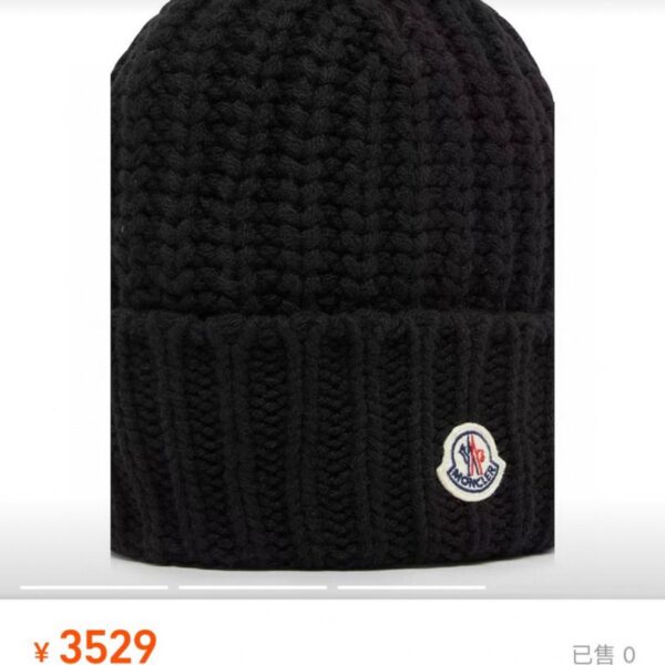 réplica,joyas,joyería,1:1,replica,fake,lujo,barato El último gorro de punto grueso de la colección Otoño/Invierno de Moncler (27K06) de su sitio web oficial.