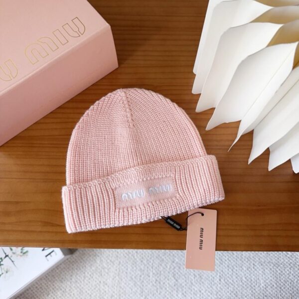 réplica,joyas,joyería,1:1,replica,fake,lujo,barato Gorro de punto de la boutique MIUMIU, colores clásicos, estilo unisex (88RX4)