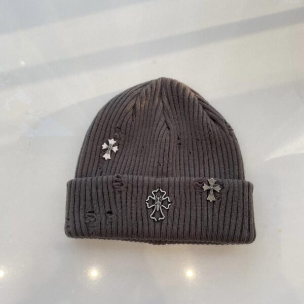 réplica,joyas,joyería,1:1,replica,fake,lujo,barato Gorro de punto de diseño resistente de Chrome Hearts para otoño/invierno (IIVCC)