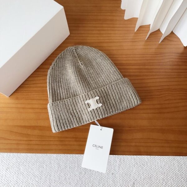 réplica,joyas,joyería,1:1,replica,fake,lujo,barato Gorro de punto estilo otoño/invierno de Celine para hombre y mujer (QJ1BE)