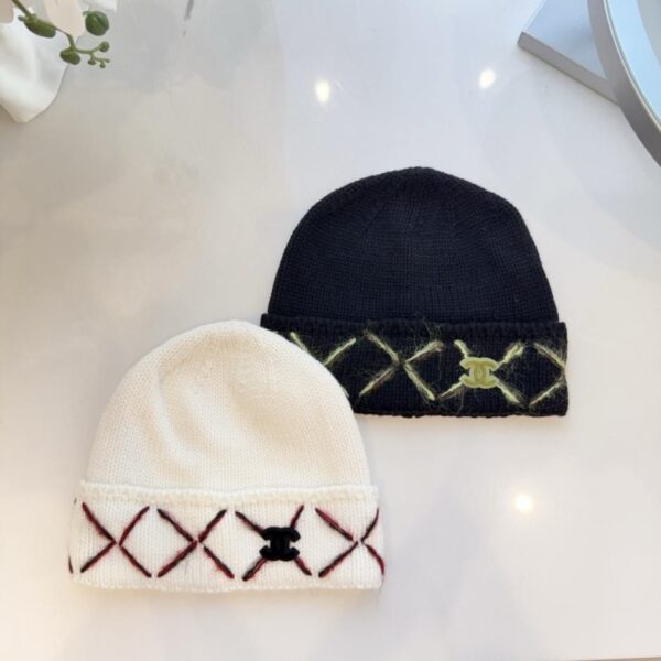réplica,joyas,joyería,1:1,replica,fake,lujo,barato Gorro de punto nuevo de la colección Otoño/Invierno de CHANEL (JNQ1U)