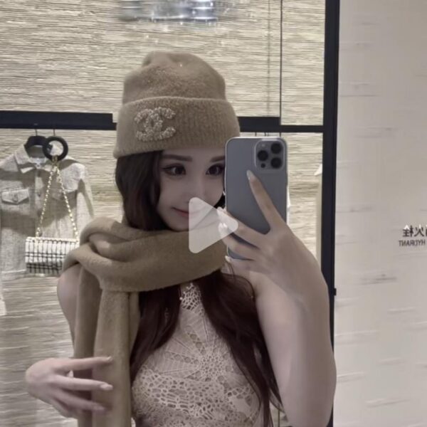 réplica,joyas,joyería,1:1,replica,fake,lujo,barato Gorro de punto CHANEL (X5CFH)