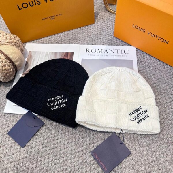 réplica,joyas,joyería,1:1,replica,fake,lujo,barato Gorro de punto Louis Vuitton, estilo unisex (4KOLO)
