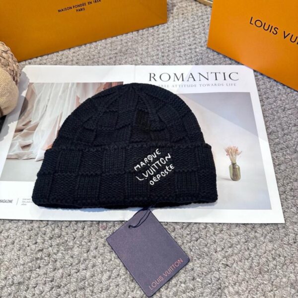 réplica,joyas,joyería,1:1,replica,fake,lujo,barato Gorro de punto Louis Vuitton, estilo unisex (WQA25)