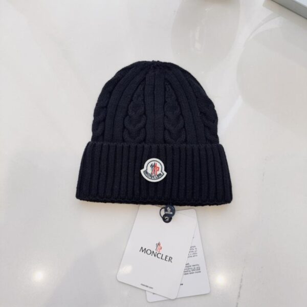 réplica,joyas,joyería,1:1,replica,fake,lujo,barato Gorro de lana de punto trenzado Moncler Otoño/Invierno (H8WZC)
