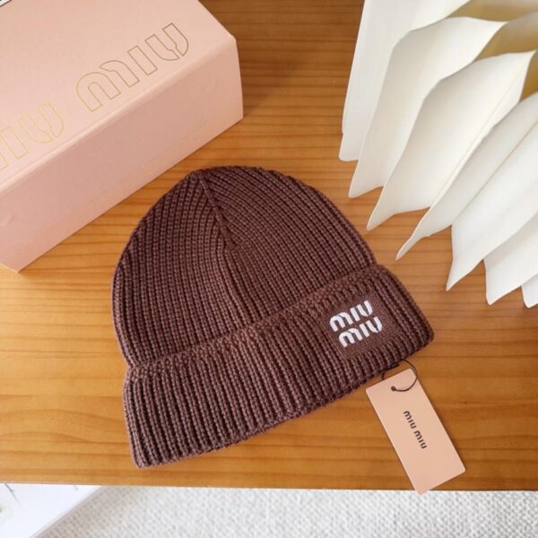 réplica,joyas,joyería,1:1,replica,fake,lujo,barato Gorro de punto MIUMIU, colores clásicos, unisex (FXI03)
