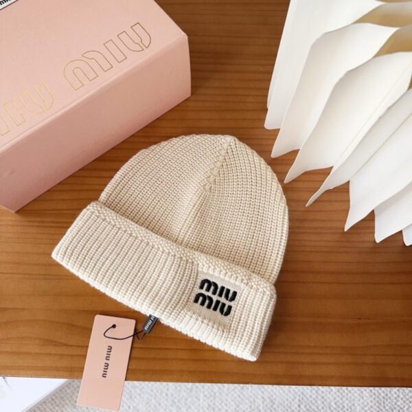 réplica,joyas,joyería,1:1,replica,fake,lujo,barato Gorro de punto MIUMIU, colores clásicos, unisex (HY80B)