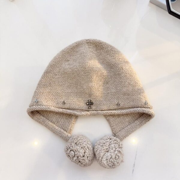 réplica,joyas,joyería,1:1,replica,fake,lujo,barato Gorro de lana de punto Faraday de Chrome Hearts, nuevo estilo otoño/invierno (FHHD7)