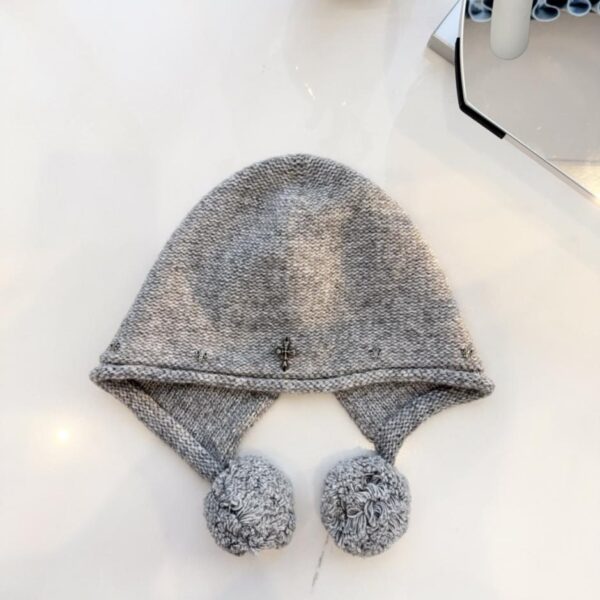 réplica,joyas,joyería,1:1,replica,fake,lujo,barato Nuevo gorro de lana de punto Faraday de Chrome Hearts para la temporada otoño/invierno (RTETJ)