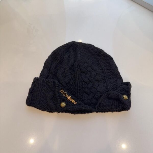 réplica,joyas,joyería,1:1,replica,fake,lujo,barato Gorro Prada de punto grueso, de corte holgado, cálido y unisex (LSJ1X)