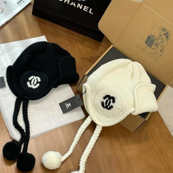réplica,joyas,joyería,1:1,replica,fake,lujo,barato Nuevo gorro de lana 100% de Celine con orejeras (MMR6G)