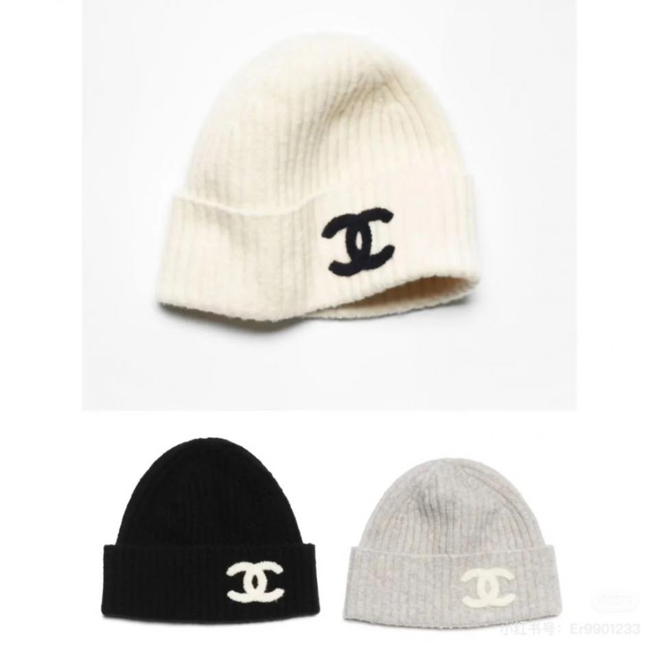 réplica,joyas,joyería,1:1,replica,fake,lujo,barato réplica,joyas,joyería,1:1,replica,fake,lujo,barato Gorro de lana CHANEL, de punto, alta elasticidad, corte holgado (TJUJ1)