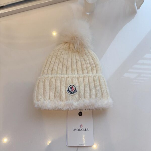 réplica,joyas,joyería,1:1,replica,fake,lujo,barato Nuevo gorro de lana de punto de Moncler, grueso y cálido (392XV)