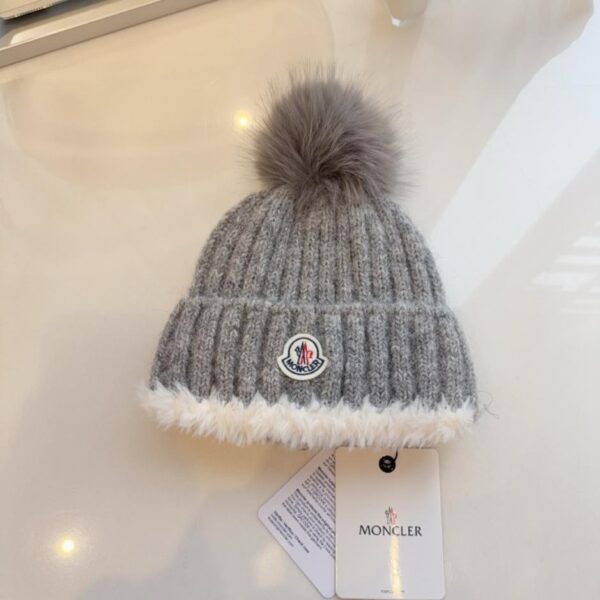 réplica,joyas,joyería,1:1,replica,fake,lujo,barato Nuevo gorro de lana de punto de Moncler, grueso y cálido (392XV)