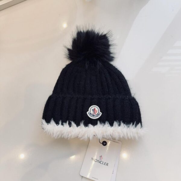 réplica,joyas,joyería,1:1,replica,fake,lujo,barato Nuevo gorro de lana de punto de Moncler, grueso y cálido (HJR2J)