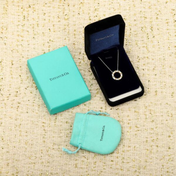réplica,joyas,joyería,1:1,replica,fake,lujo,barato Boutique / Pendientes de cruz Tiffany, hechos a medida con oro auténtico y diamantes; pendientes de dieciocho piedras (ZVY8Z)