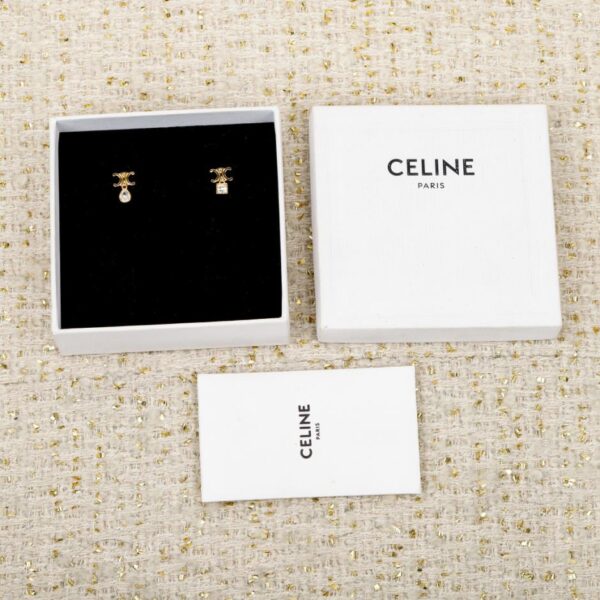 réplica,joyas,joyería,1:1,replica,fake,lujo,barato Boutique / Pendientes Celine Arco del Triunfo 3D (6SW9E)